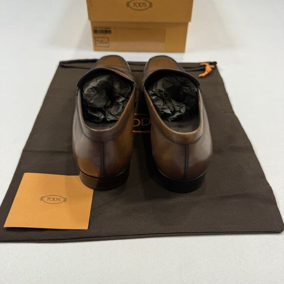 Tod’s MOCASSINO CALF LEATHER PENNY Loafer Size 7.5UK/9US New In Box MSRP $950 main image 5